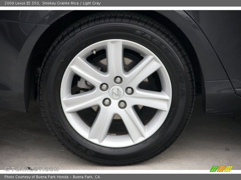 Smokey Granite Mica / Light Gray 2009 Lexus ES 350