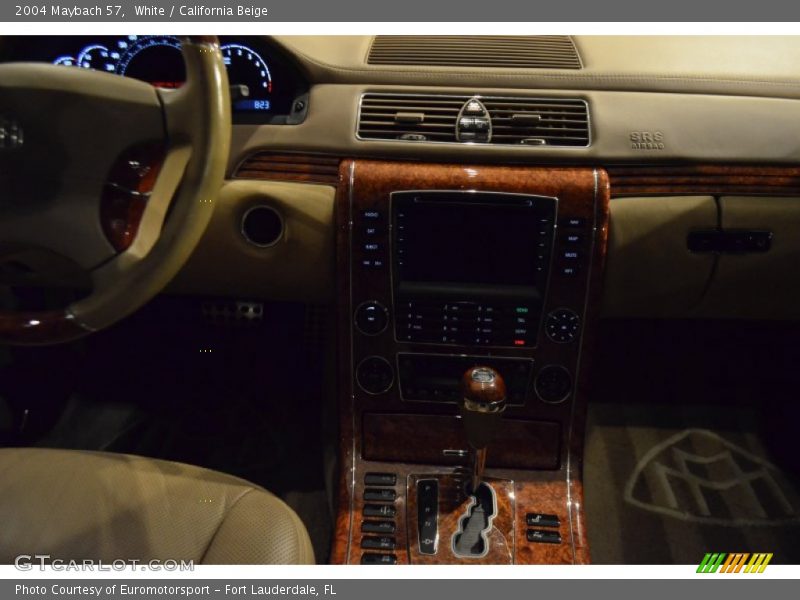 White / California Beige 2004 Maybach 57