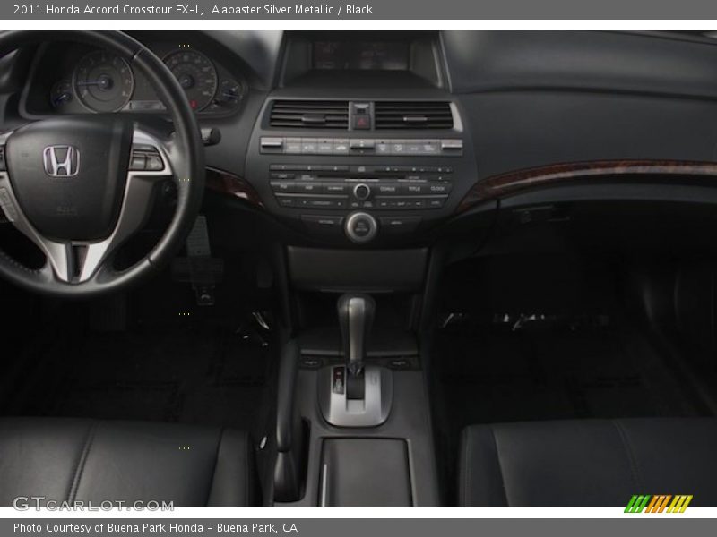Alabaster Silver Metallic / Black 2011 Honda Accord Crosstour EX-L
