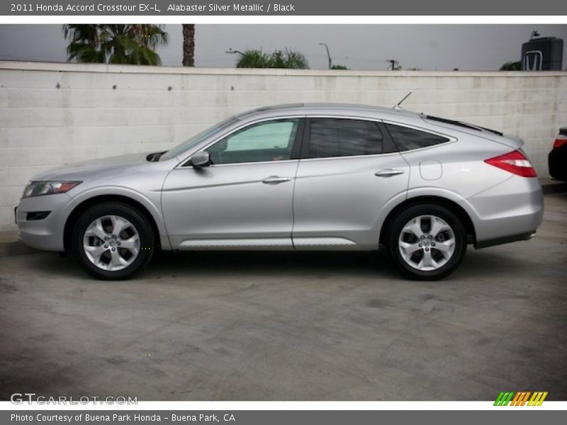 Alabaster Silver Metallic / Black 2011 Honda Accord Crosstour EX-L