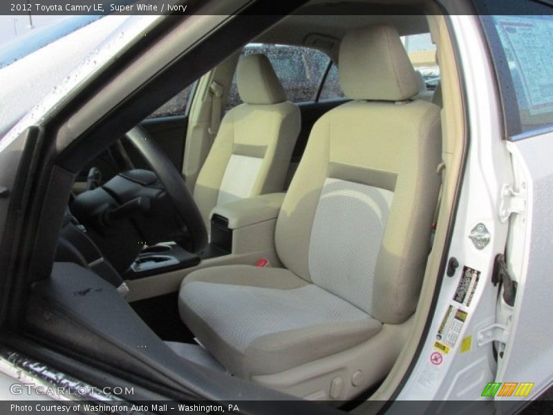 Super White / Ivory 2012 Toyota Camry LE