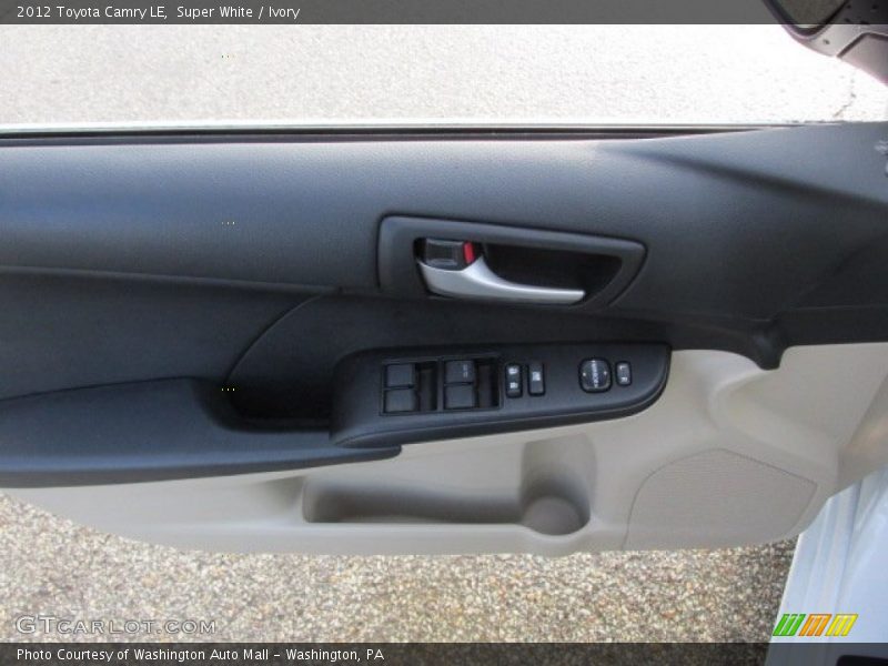 Super White / Ivory 2012 Toyota Camry LE