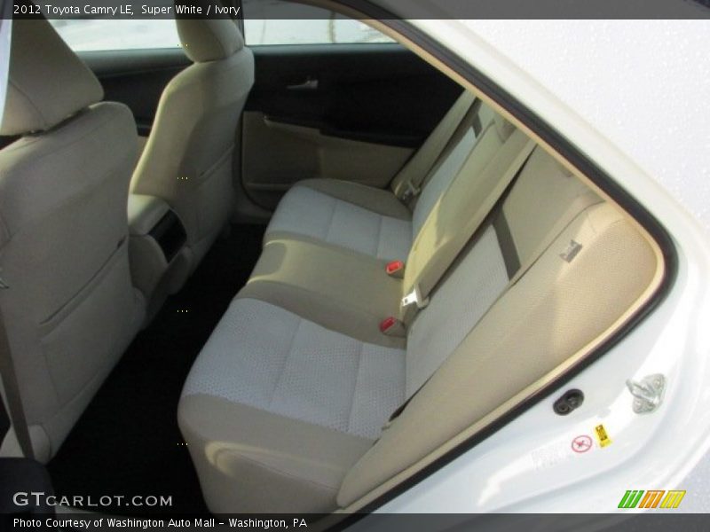 Super White / Ivory 2012 Toyota Camry LE
