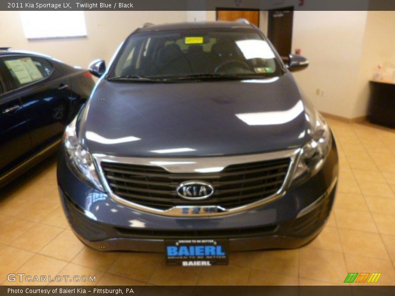 Twilight Blue / Black 2011 Kia Sportage LX
