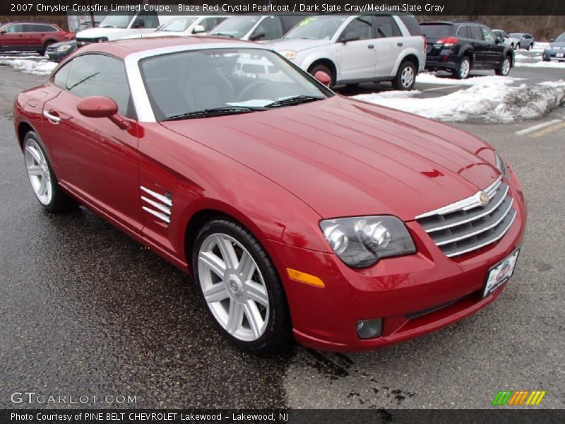 Blaze Red Crystal Pearlcoat / Dark Slate Gray/Medium Slate Gray 2007 Chrysler Crossfire Limited Coupe