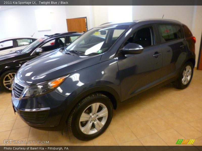 Twilight Blue / Black 2011 Kia Sportage LX