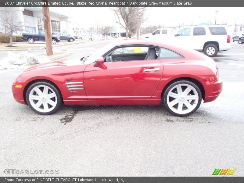Blaze Red Crystal Pearlcoat / Dark Slate Gray/Medium Slate Gray 2007 Chrysler Crossfire Limited Coupe