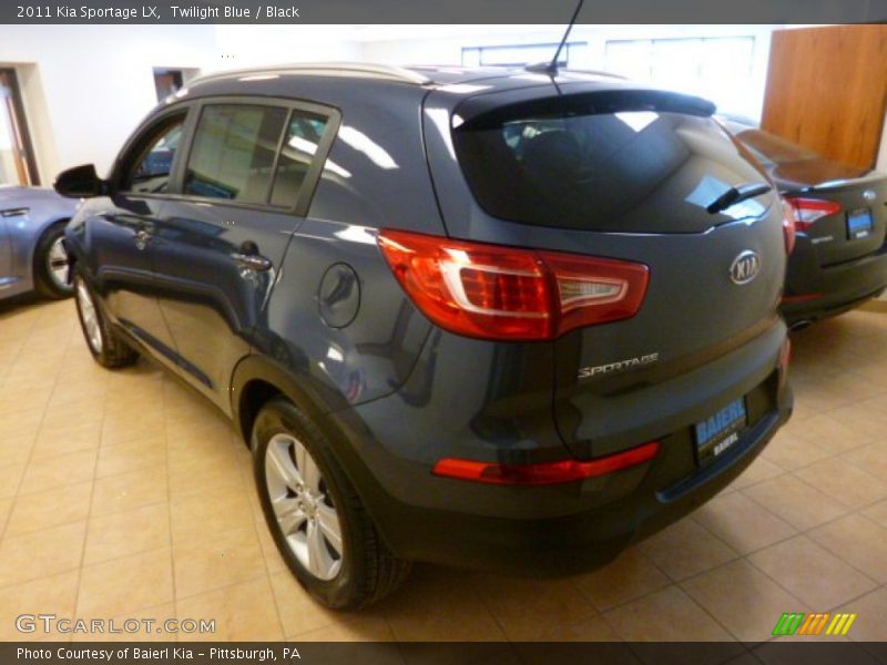Twilight Blue / Black 2011 Kia Sportage LX