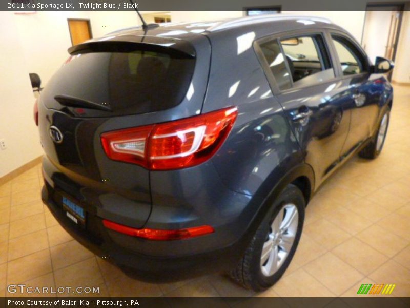 Twilight Blue / Black 2011 Kia Sportage LX