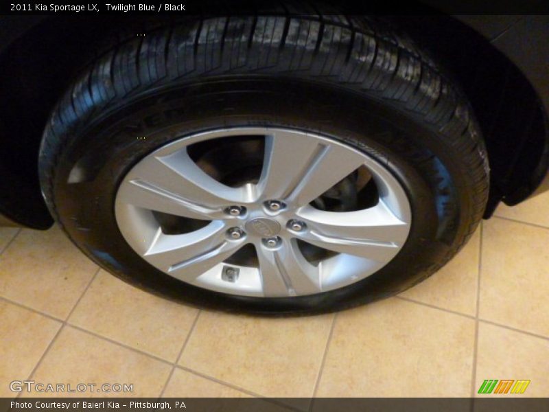 Twilight Blue / Black 2011 Kia Sportage LX