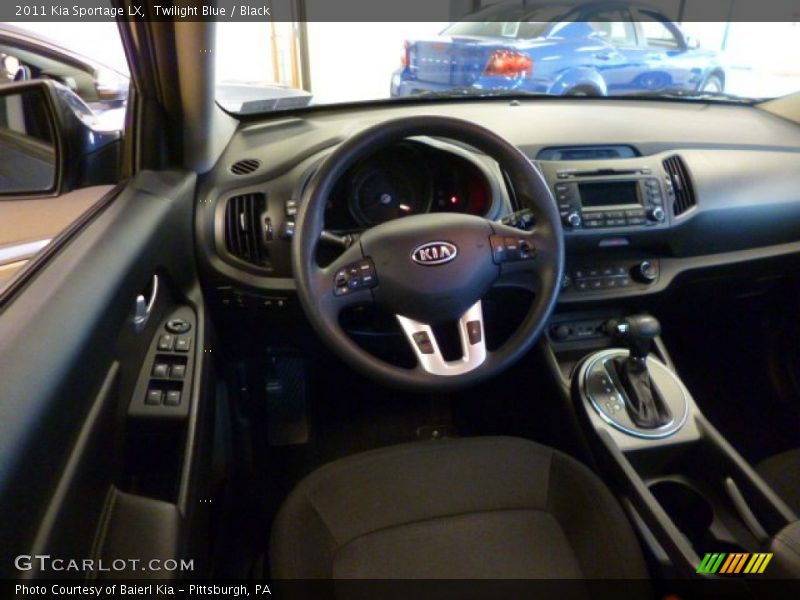 Twilight Blue / Black 2011 Kia Sportage LX