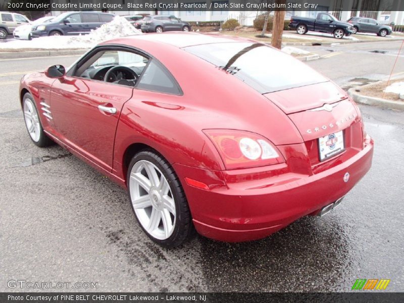 Blaze Red Crystal Pearlcoat / Dark Slate Gray/Medium Slate Gray 2007 Chrysler Crossfire Limited Coupe