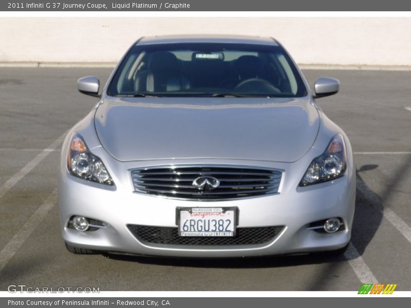 Liquid Platinum / Graphite 2011 Infiniti G 37 Journey Coupe