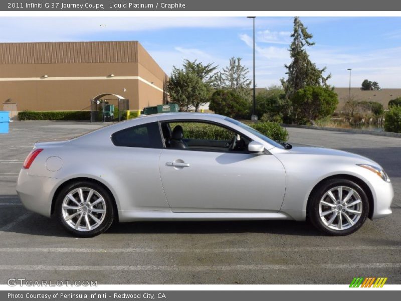 Liquid Platinum / Graphite 2011 Infiniti G 37 Journey Coupe