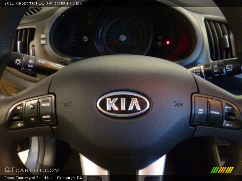 Twilight Blue / Black 2011 Kia Sportage LX