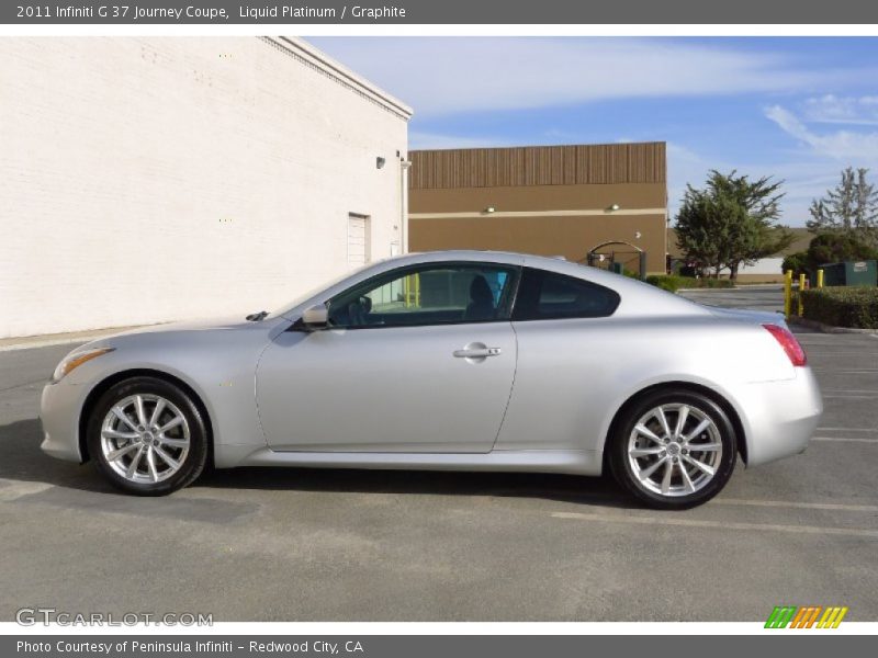 Liquid Platinum / Graphite 2011 Infiniti G 37 Journey Coupe