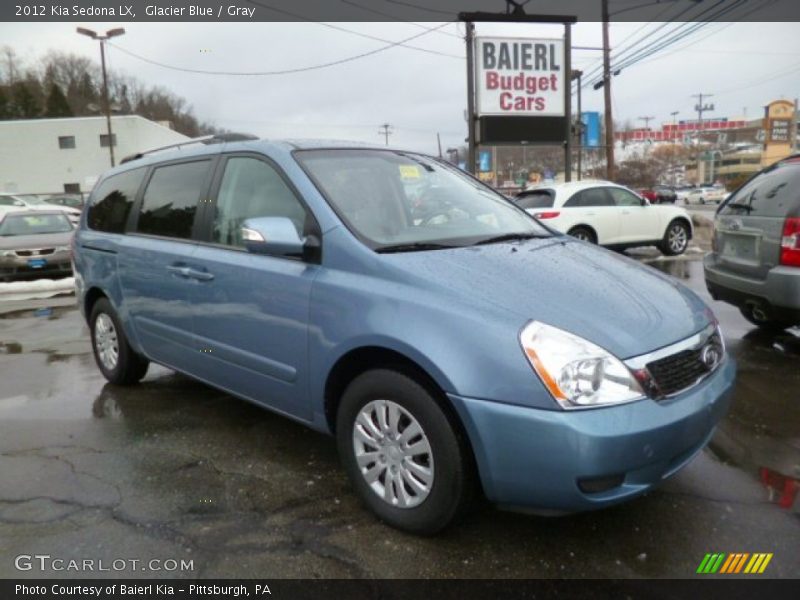 Glacier Blue / Gray 2012 Kia Sedona LX