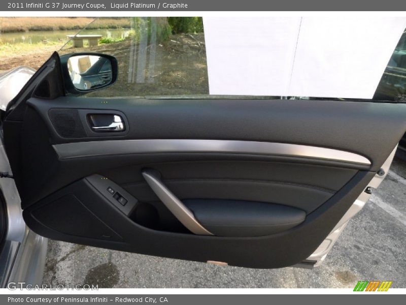 Liquid Platinum / Graphite 2011 Infiniti G 37 Journey Coupe
