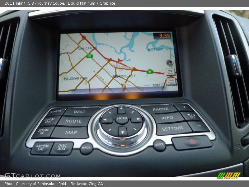 Liquid Platinum / Graphite 2011 Infiniti G 37 Journey Coupe