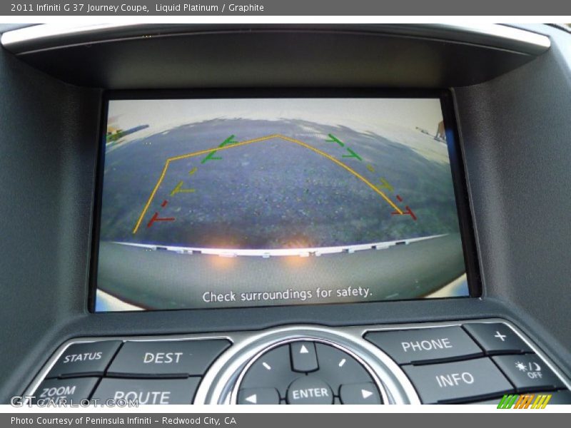 Liquid Platinum / Graphite 2011 Infiniti G 37 Journey Coupe
