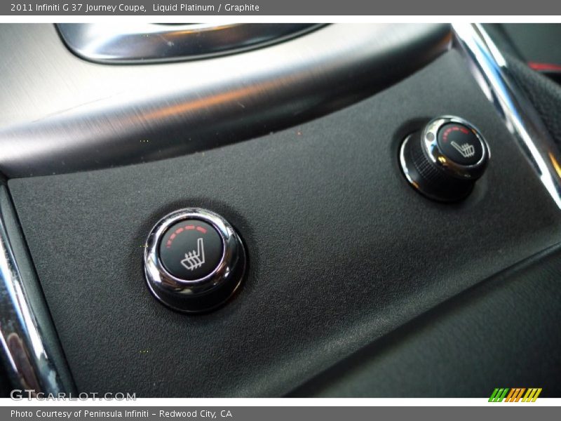 Liquid Platinum / Graphite 2011 Infiniti G 37 Journey Coupe