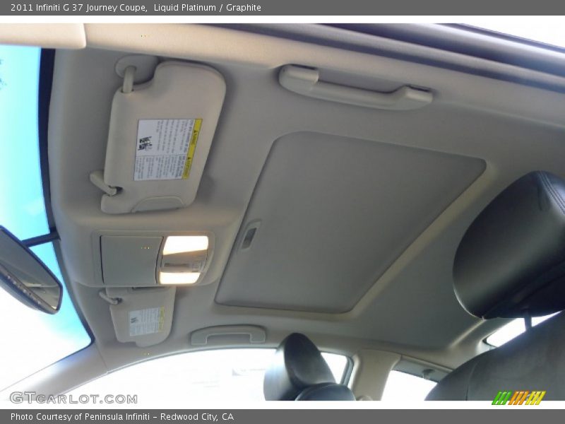 Liquid Platinum / Graphite 2011 Infiniti G 37 Journey Coupe