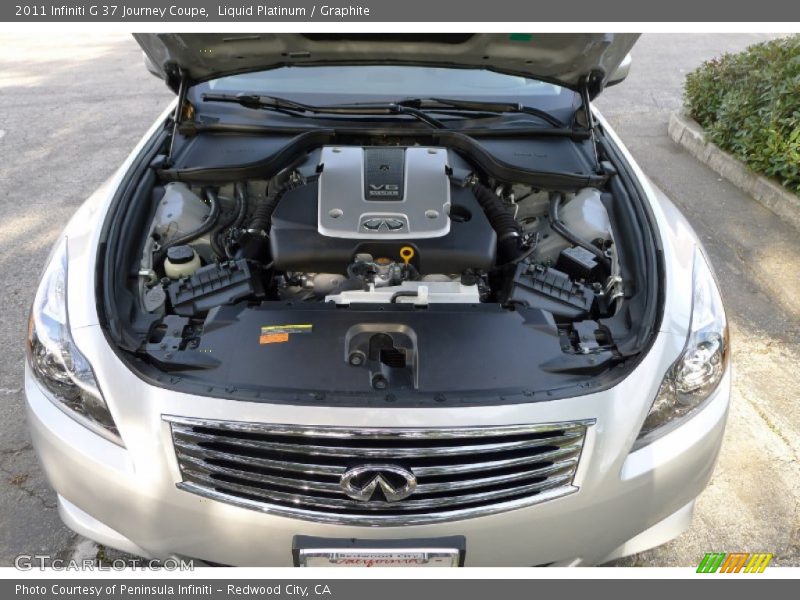 Liquid Platinum / Graphite 2011 Infiniti G 37 Journey Coupe