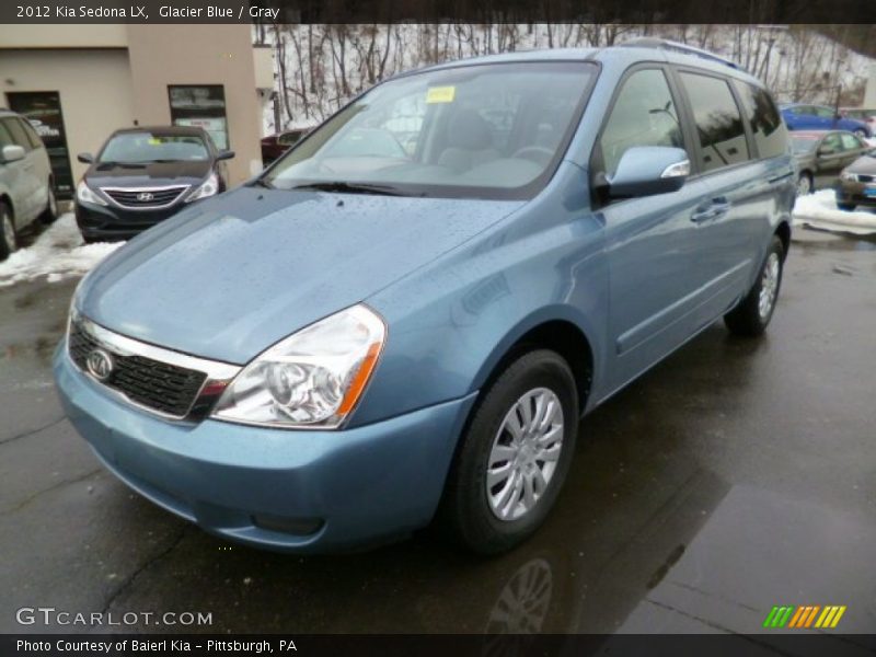 Glacier Blue / Gray 2012 Kia Sedona LX