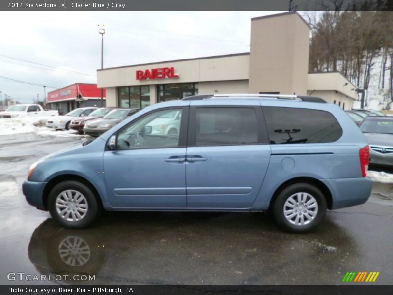 Glacier Blue / Gray 2012 Kia Sedona LX