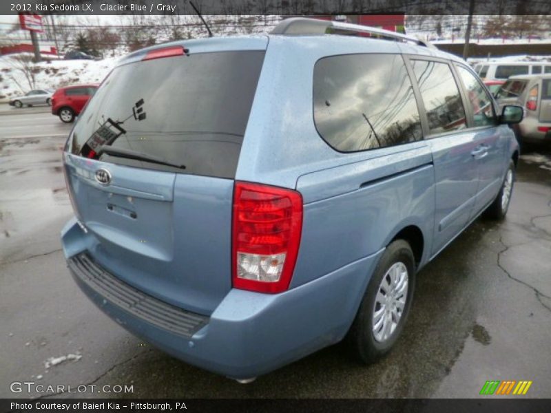 Glacier Blue / Gray 2012 Kia Sedona LX