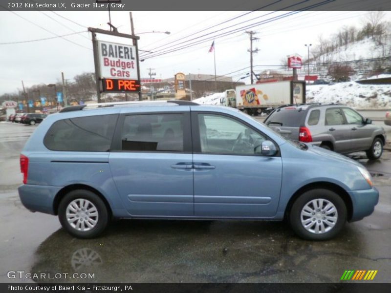 Glacier Blue / Gray 2012 Kia Sedona LX
