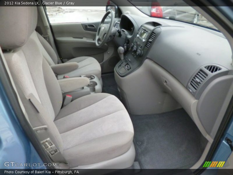 Glacier Blue / Gray 2012 Kia Sedona LX