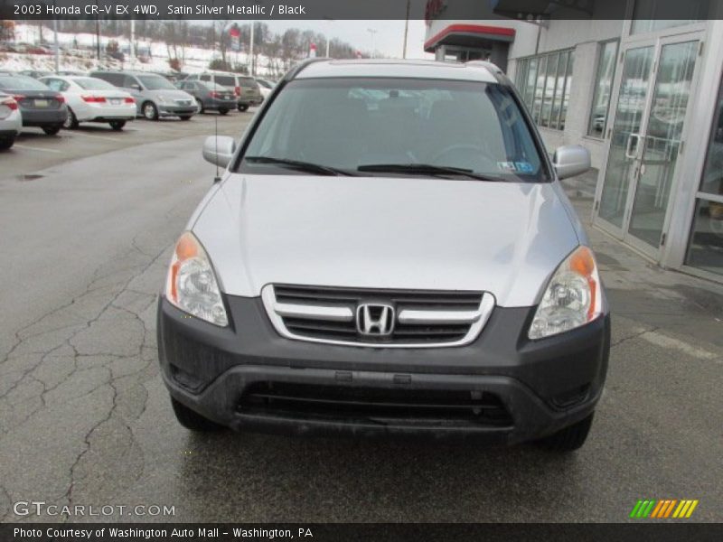 Satin Silver Metallic / Black 2003 Honda CR-V EX 4WD