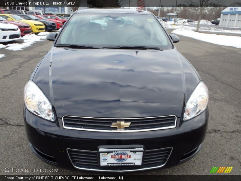 Black / Gray 2008 Chevrolet Impala LS