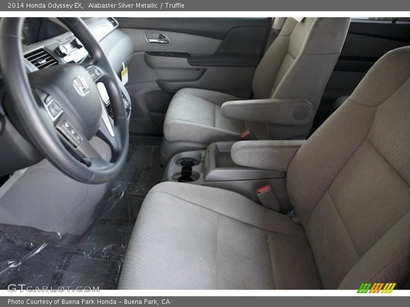 Alabaster Silver Metallic / Truffle 2014 Honda Odyssey EX