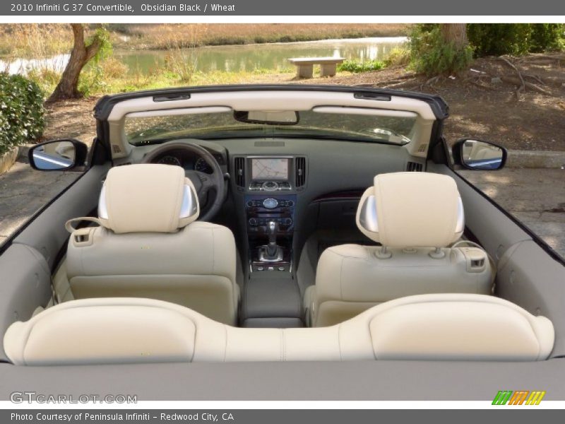 Obsidian Black / Wheat 2010 Infiniti G 37 Convertible