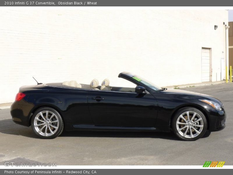Obsidian Black / Wheat 2010 Infiniti G 37 Convertible