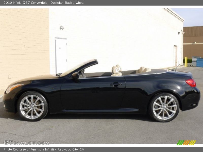  2010 G 37 Convertible Obsidian Black
