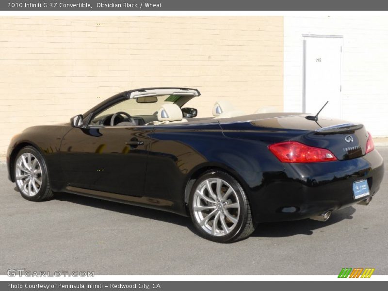 Obsidian Black / Wheat 2010 Infiniti G 37 Convertible