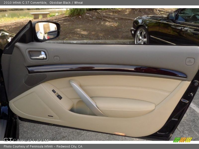Obsidian Black / Wheat 2010 Infiniti G 37 Convertible