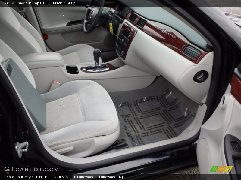 Black / Gray 2008 Chevrolet Impala LS