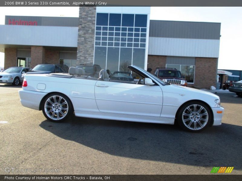 Alpine White / Grey 2006 BMW 3 Series 330i Convertible
