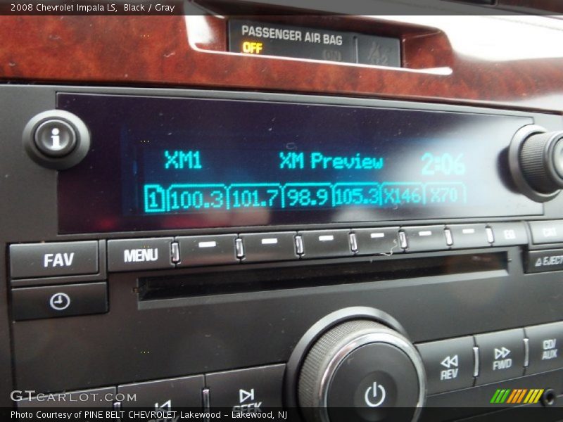 Black / Gray 2008 Chevrolet Impala LS