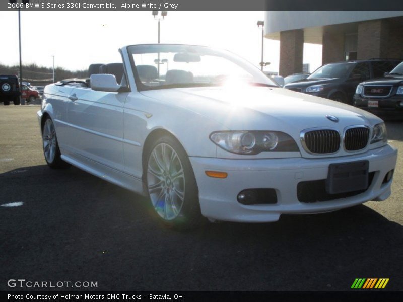 Alpine White / Grey 2006 BMW 3 Series 330i Convertible