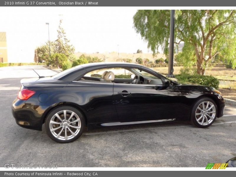 Obsidian Black / Wheat 2010 Infiniti G 37 Convertible