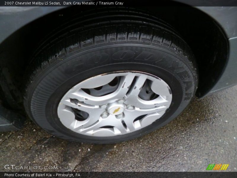 Dark Gray Metallic / Titanium Gray 2007 Chevrolet Malibu LS Sedan