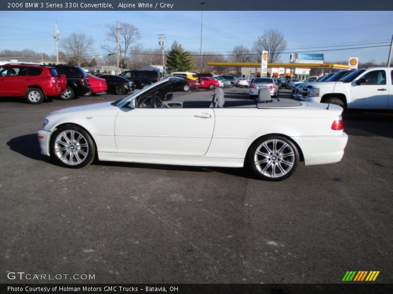 Alpine White / Grey 2006 BMW 3 Series 330i Convertible