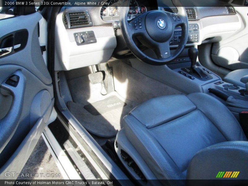 Alpine White / Grey 2006 BMW 3 Series 330i Convertible
