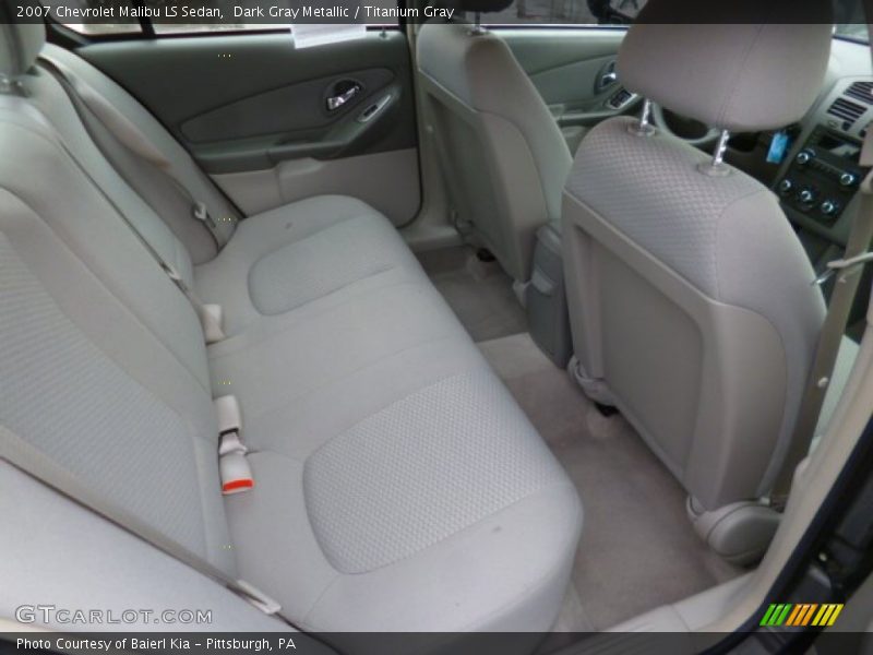 Dark Gray Metallic / Titanium Gray 2007 Chevrolet Malibu LS Sedan