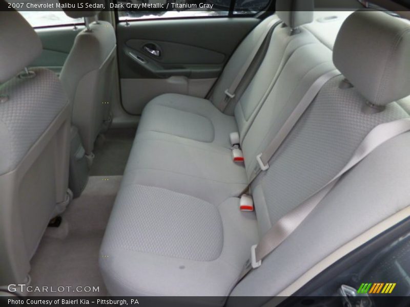 Dark Gray Metallic / Titanium Gray 2007 Chevrolet Malibu LS Sedan